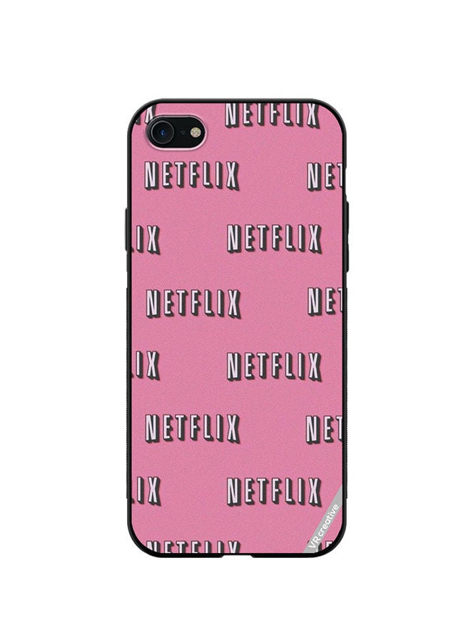 VR CREATIVE Protective Case Cover For Apple iPhone SE (2022) Netflix Design Multicolour - Image 1