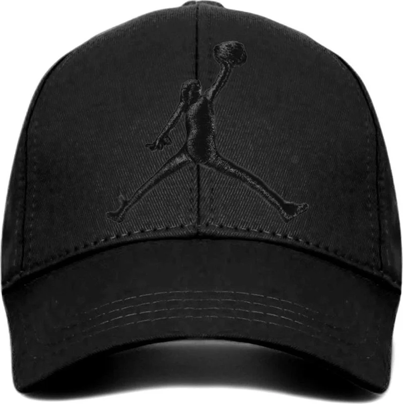 Eke Tekstil EKE TEKSTİL Black Color Black Logo Baseball Jordan Hat