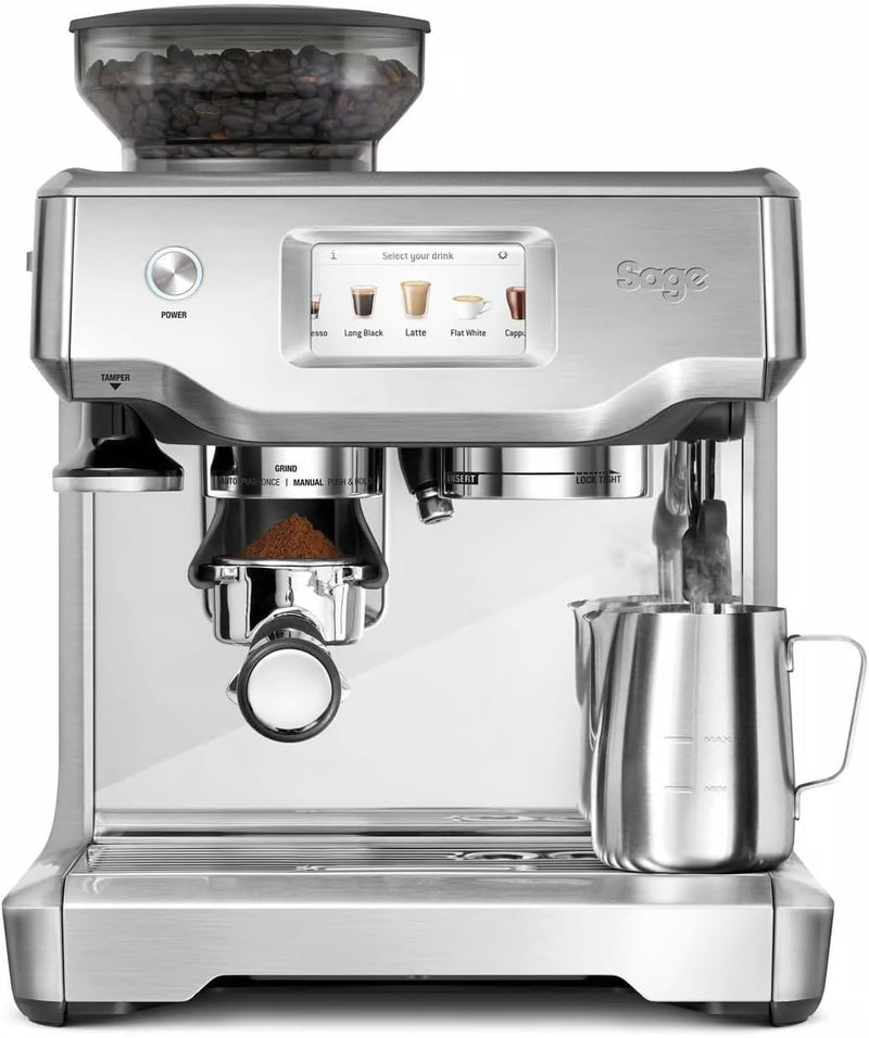 Sage Barista Touch, Bean to Cup Coffee Machine with Grinder and Milk Frother, Brushed Stainless Steel- KSA Version, 2 Year Manufacturer Warranty - Image 1