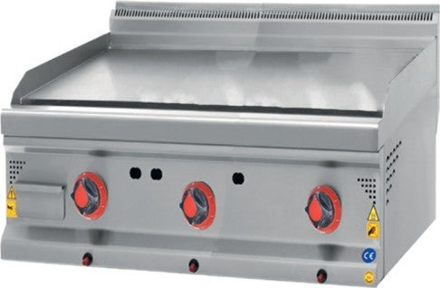 CSA Inox Karacasan Industrial 700 Series Countertop Natural Gas Plate Grill 