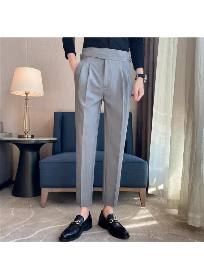 Shougu Men's Fashionable Casual Business Suit Pants