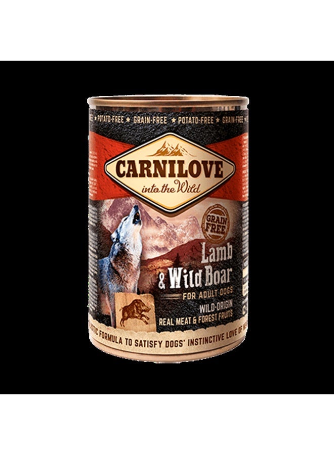 Carnilove Adult Dog Wet Food Lamb & Wild Boar 400g