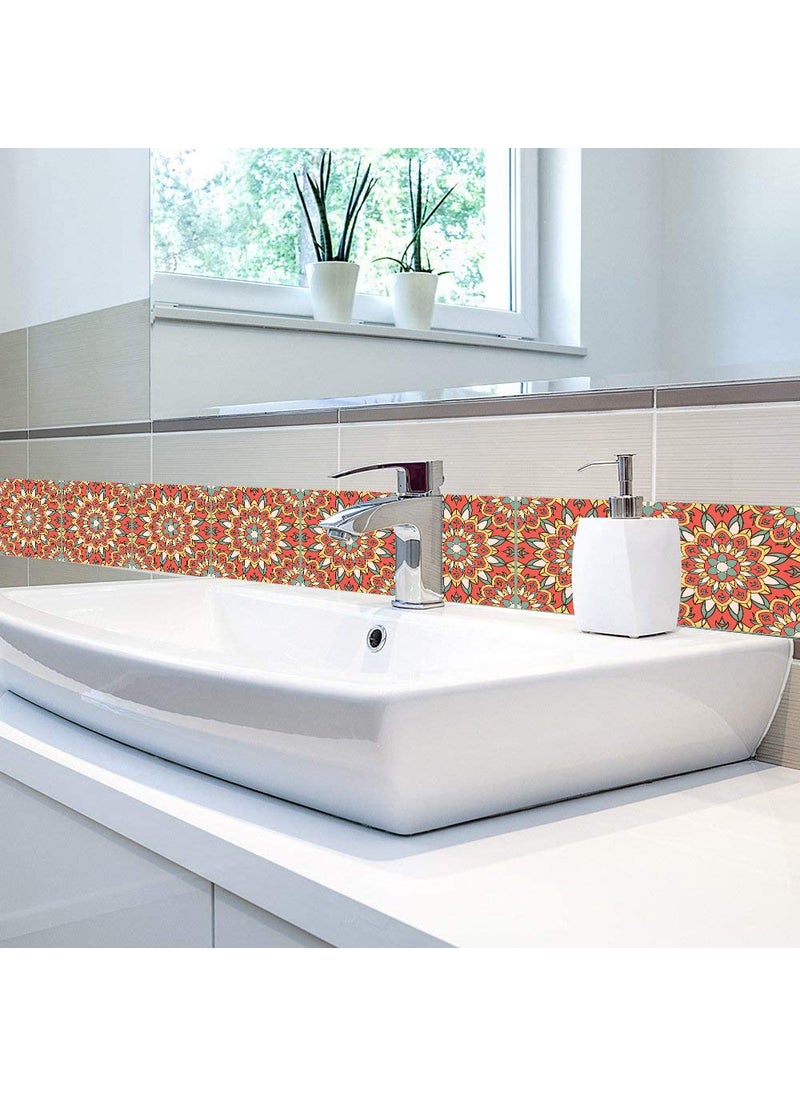 Paper Plane Design Paper Plane Design Tile Sticker Size 6 inch x 6 inch x 36 pcs Multi Colour PT8  - Image 2