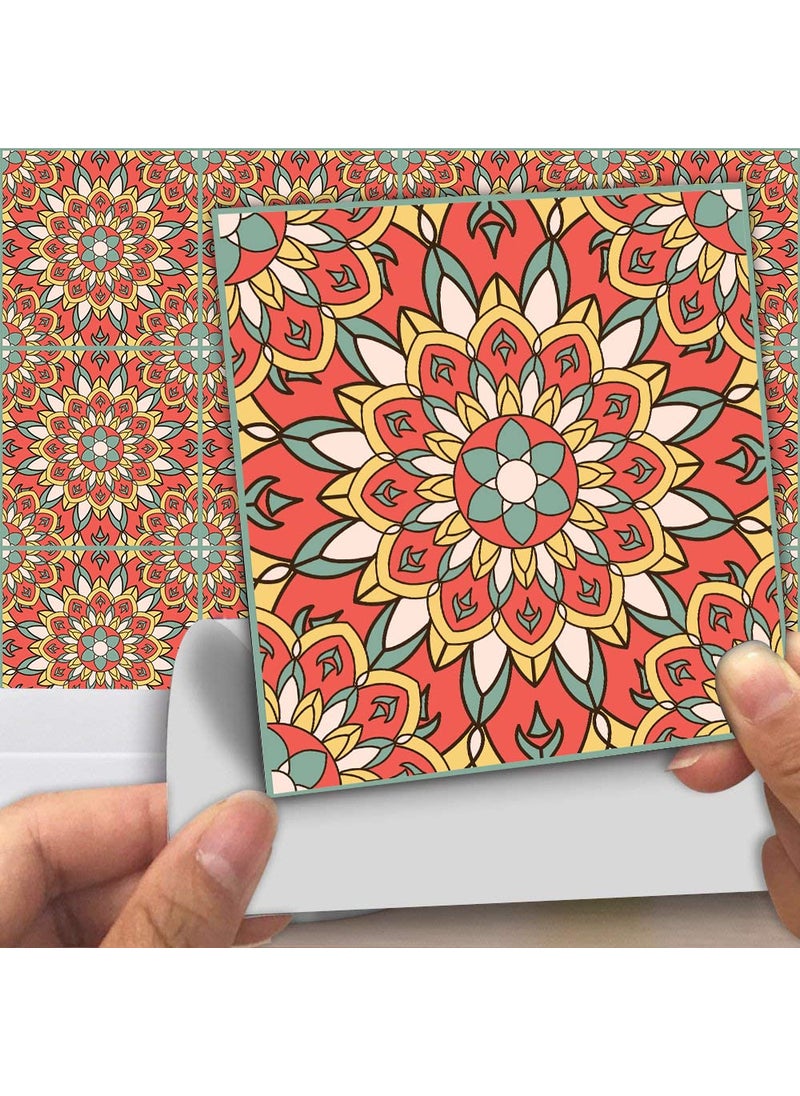 Paper Plane Design Paper Plane Design Tile Sticker Size 6 inch x 6 inch x 36 pcs Multi Colour PT8  - Image 1
