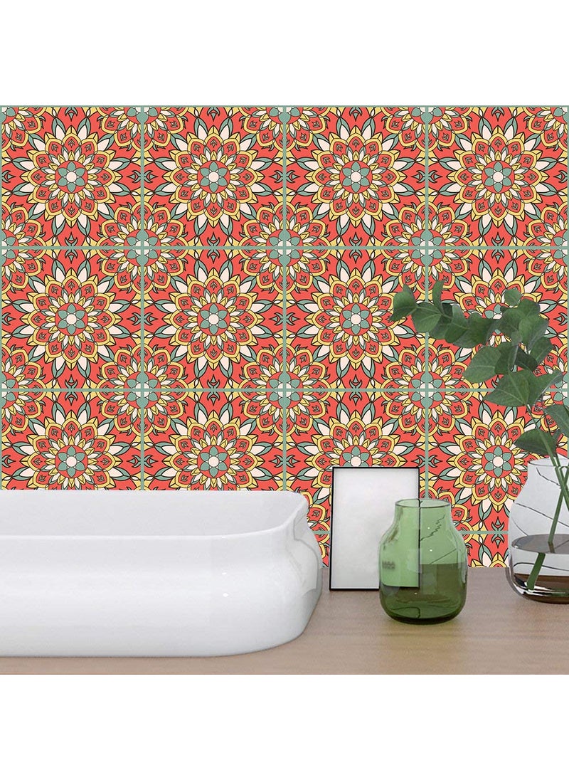 Paper Plane Design Paper Plane Design Tile Sticker Size 6 inch x 6 inch x 36 pcs Multi Colour PT8  - Image 5