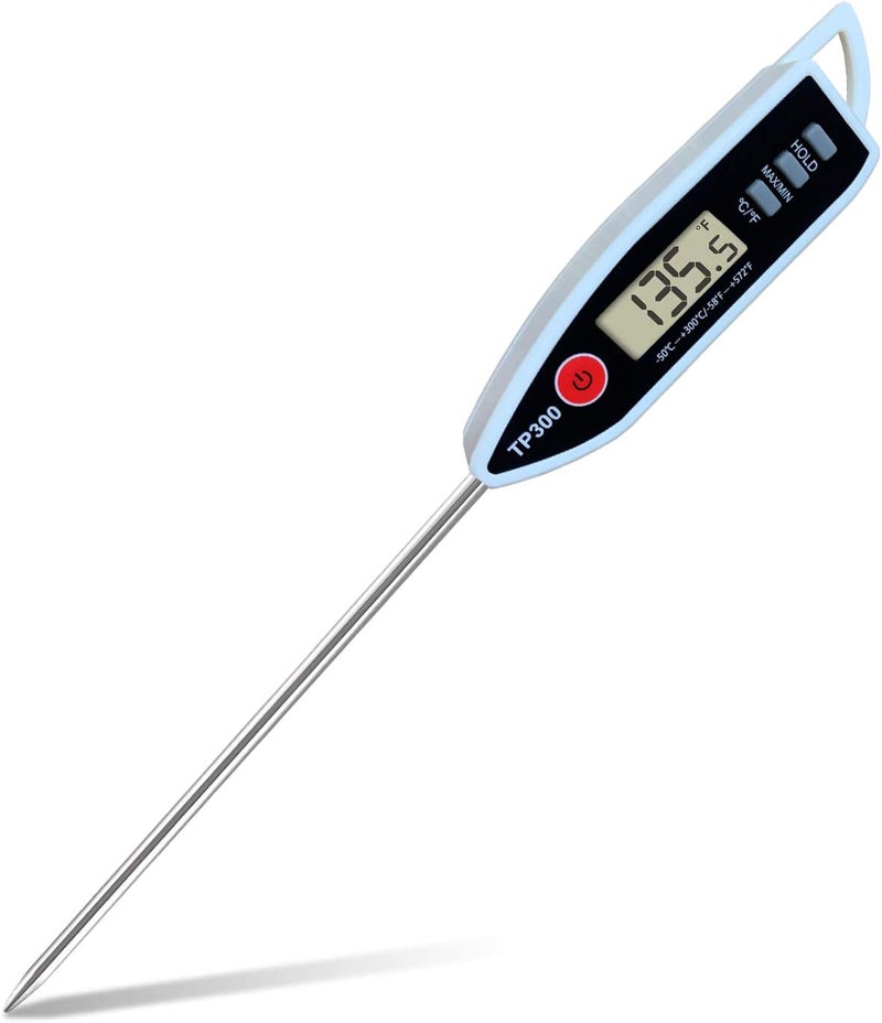 NANGOALA Digital Meat Food Thermometer for Candy Candle Milk BBQCooking Kitchen BBQ, Probe Instant Read Thermometer for Pork Deep Fry Roast Baking Temperature - Image 1