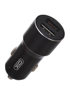 XO XO TZ09 Car Charger with Lightning Cable - Black  - Image 1