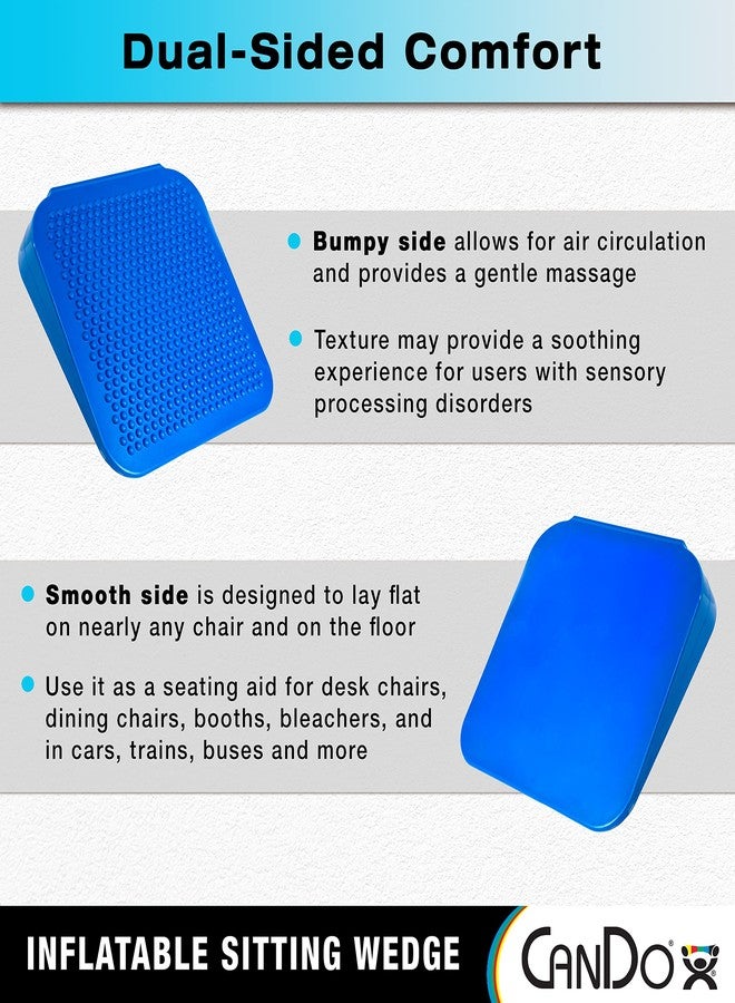 CanDo Sitting Wedge Active Seat Wobble Cushion for Posture, Back Pain, Restlessness, Stress Relief and Anxiety, Child Size, 10" x 10" - Image 5