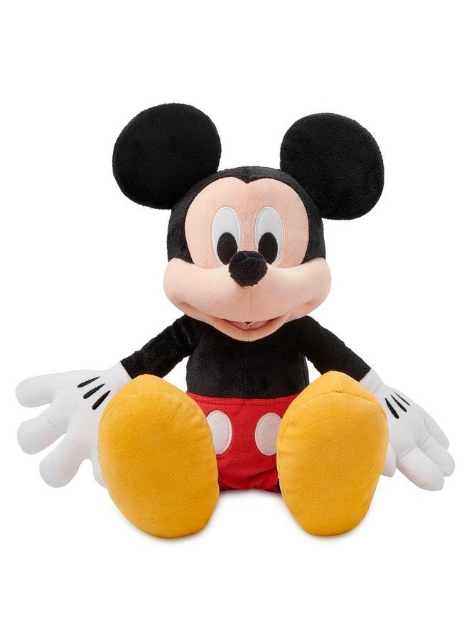 Disney Store Official Mickey Mouse Medium Soft Toy for Kids, Cuddly Character with Fuzzy Texture and Embroidered Details, Soft Tail, Plushy Suitable for All Ages. - Image 2