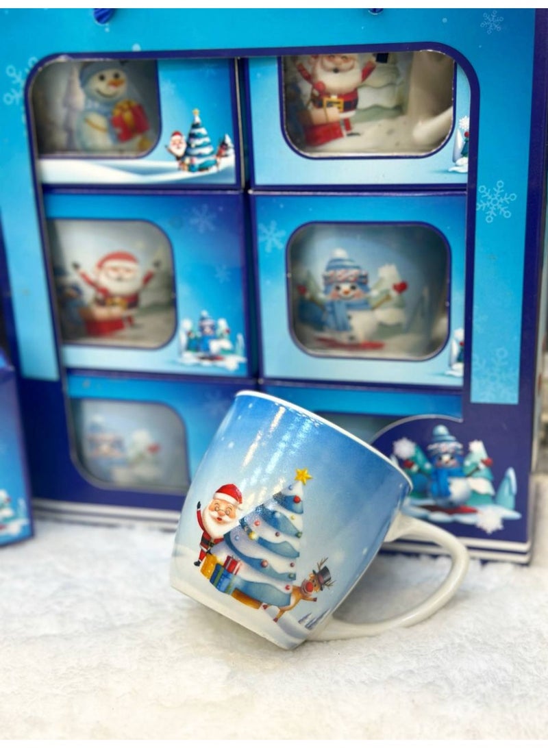 Christmas mugs in different shapes ❤🌲  Each mug comes in a very chic box  Perfect as a gift - Image 1