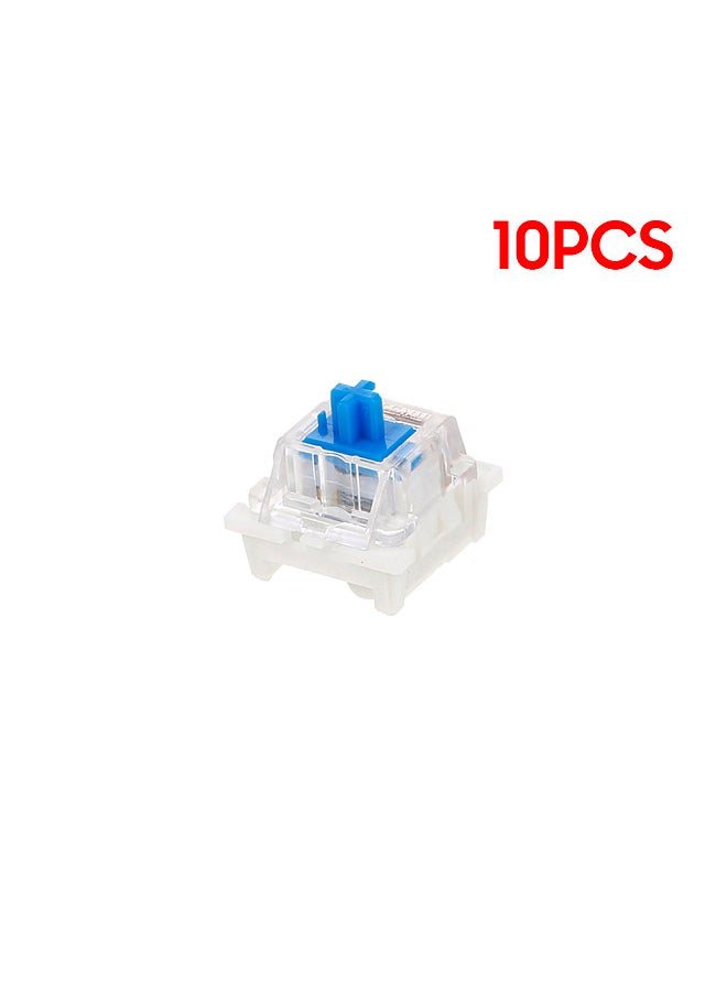 Generic General Mechanical Keyboard Shaft Switch Replaceable Mechanical Keyboard Switch OUTMU Mechanical Blue Switch 10PCS  - Image 5