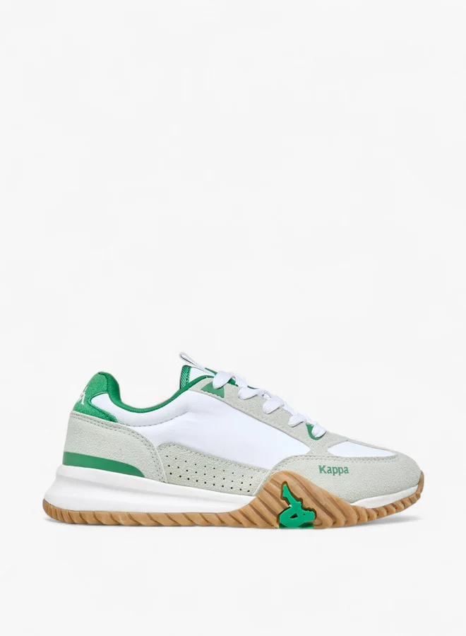 Kappa Boys' Panelled Sports Shoes with Lace-Up Closure