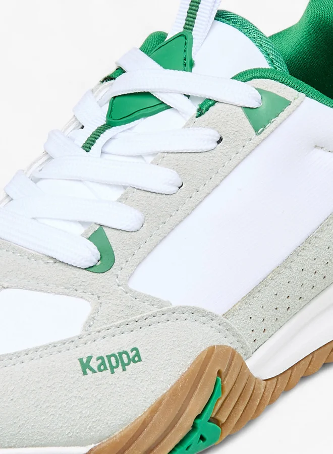 Kappa Boys' Panelled Sports Shoes with Lace-Up Closure