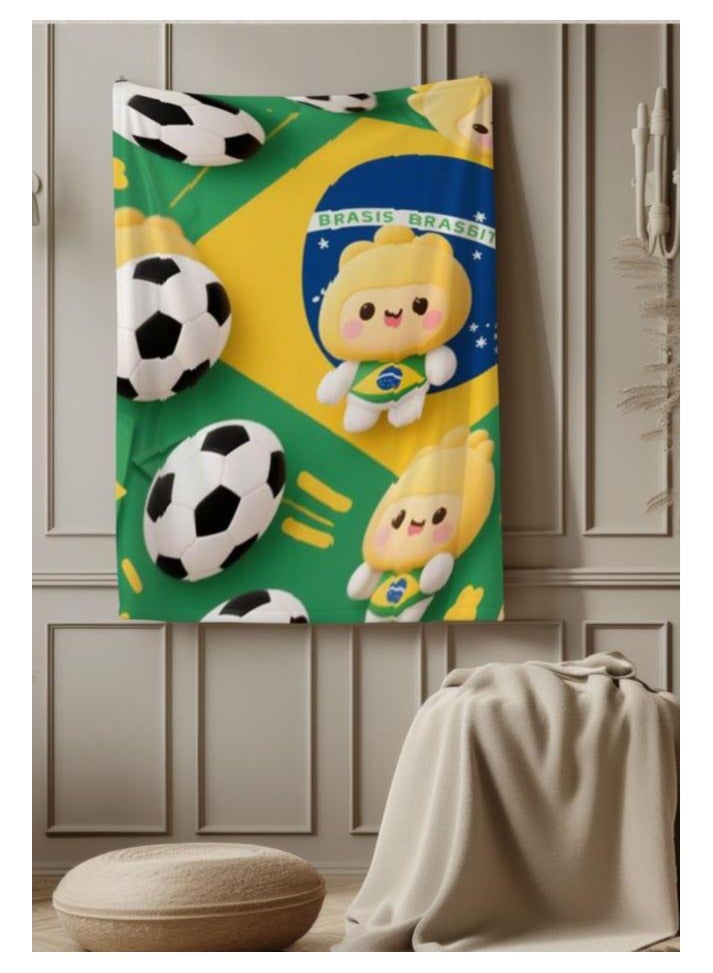 general Children's or student cartoon flannel thin blanket (warm and comfortable, suitable for sleep, games) 100cm*150cm - Image 1