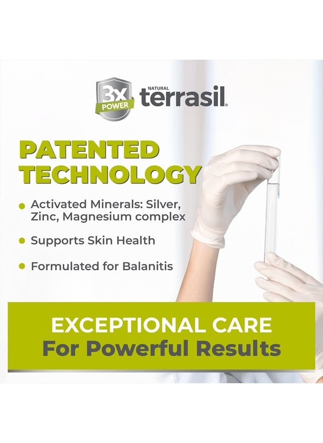 Terrasil Balanitis Relief – Balanitis Treatment for Men, Natural Soothing Foreskin Ointment for Relief from Balanitis Symptoms: Irritation, Itch, and Inflammation. Dermatologist Tested (14g)  - Image 5