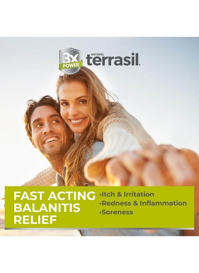 Terrasil Balanitis Relief – Balanitis Treatment for Men, Natural Soothing Foreskin Ointment for Relief from Balanitis Symptoms: Irritation, Itch, and Inflammation. Dermatologist Tested (14g)  - Image 2