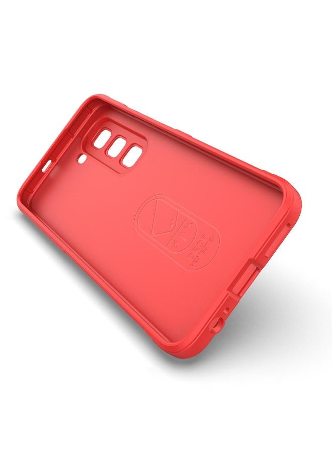 Zaboon Case For Infinix Hot 50 Pro 4G Global Magic Shield TPU + Flannel Phone Case  - Image 4