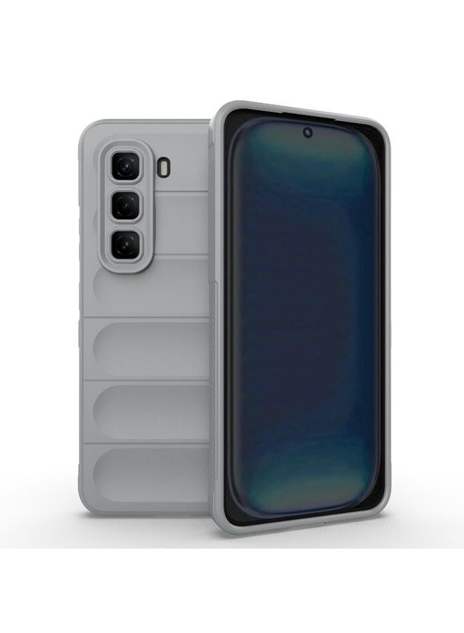 Zaboon Case For Infinix Hot 50 Pro 4G Global Magic Shield TPU + Flannel Phone Case  - Image 1
