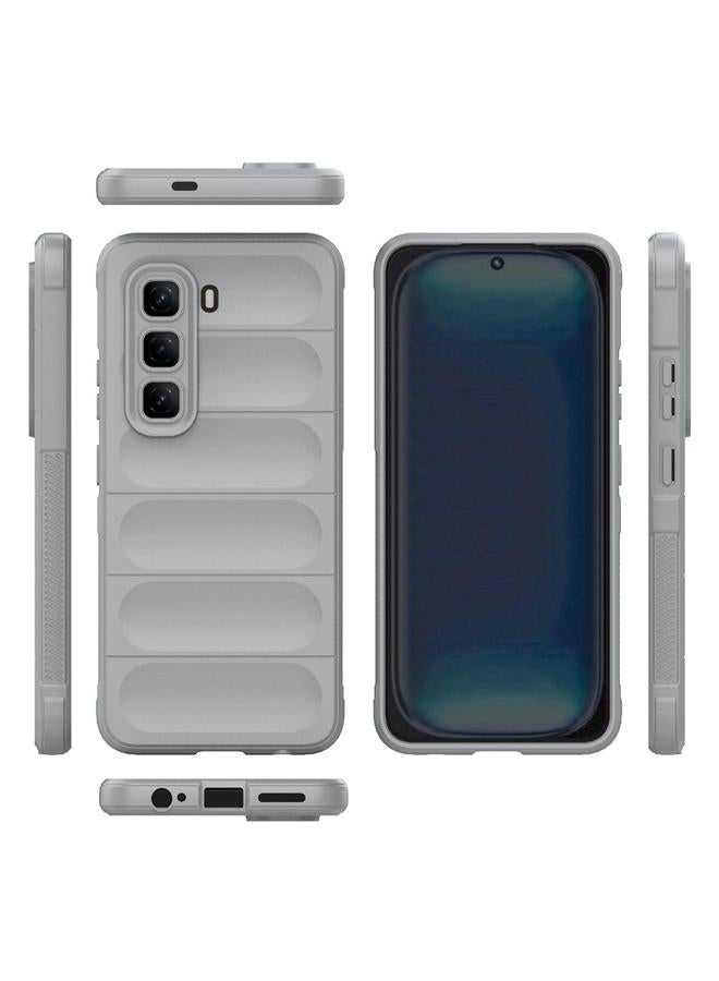 Zaboon Case For Infinix Hot 50 Pro 4G Global Magic Shield TPU + Flannel Phone Case  - Image 3