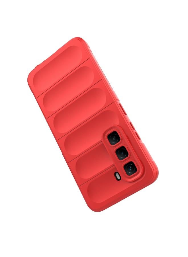 Zaboon Case For Infinix Hot 50 Pro 4G Global Magic Shield TPU + Flannel Phone Case  - Image 5