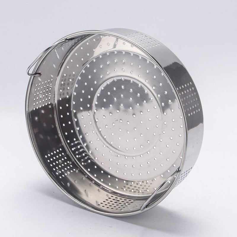 Dumpling Steamer Basket Dumpling Steamer Basket Stainless Steel Steamer Basket Food Steamer for Home Kitchen Restaurant 27cm L Pressure Cooker Steamer Basket Food Steamer Basket - Image 2