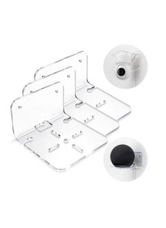 XiuWoo 3 Pack Acrylic Small Floating Shelf for Security Cameras, Baby Monitors, Speakers, Plants and More  - Image 1