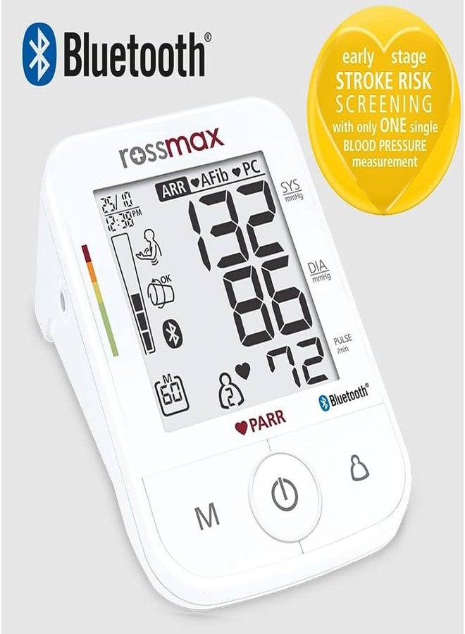Rossmax X5 - BT (Bluetooth) Fully Automatic Digital Upper Arm Blood Pressure Monitor , Red - Image 2
