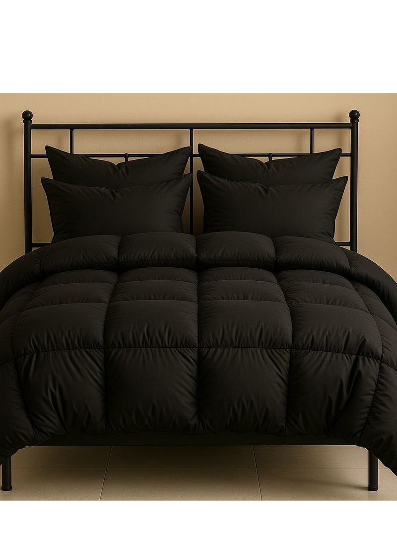 يارلن-لحاف فايبر 220*240-أسود