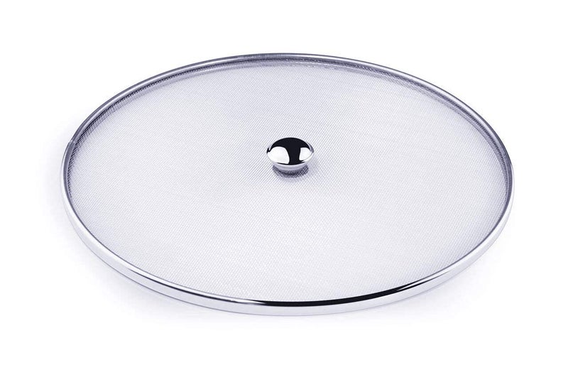 JGS Stainless Steel Net Cover Lid Set for Patila Bowl Tope Vessel Multi Purpose mesh lids for Utensils Jali lid for Kitchen Pack of 3 21cm 23cm 25cm Dia_ Silver 3 Piece - Image 4