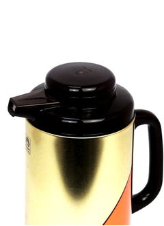 Peacock Vacuum Flask Tea Coffee Glass Liner Thermos Japan Made 138 Brown 1.3Ltr  - Image 2