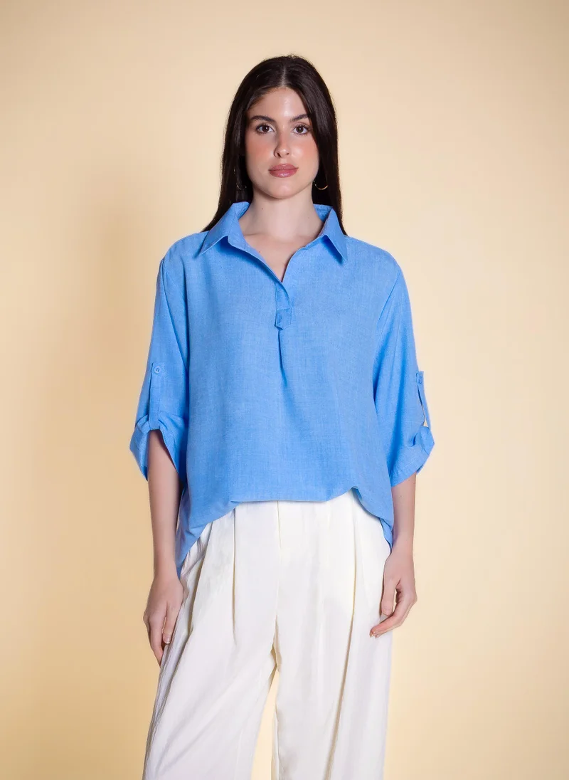SHAPES OVERSIZED COMFORT BLOUSE