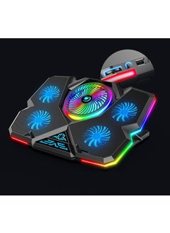 Gaming Notebook Cooler Blue LED - Phone Holder 5 Fan RGB Light Height and Fan Speed Adjustable - pzsku/ZF23AB39F096871704CFAZ/45/_/1727707686/14d719f6-4808-45cd-be4f-d161feadb312