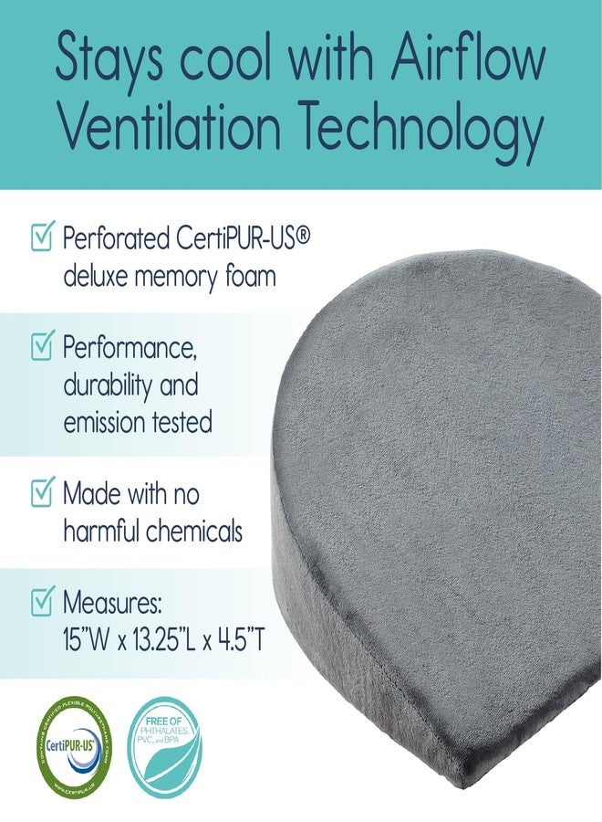 hiccapop Pregnancy Pillow Wedge for Belly Support | Maternity Wedge Pillow | Belly Wedge Pillow | Pregnancy Wedge Pillows Support Body, Legs, Back, Knees - Image 4