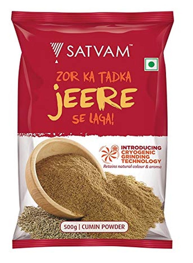 Satvam Cumin Powder, 500 grams | Jeera Powder | Jira Powder | Jiru Powder | Jeeru Powder | Seeraga/Jilakarra podi/Powder - Image 1