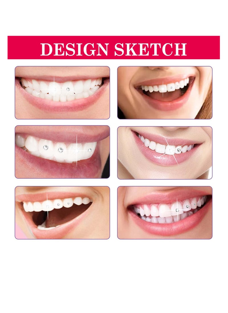 Jaysuing - DIY Tooth Gem Kit  Jewelry Kit Teeth Jewelry Gems Set Ornaments for Tooth Decoration - Image 1