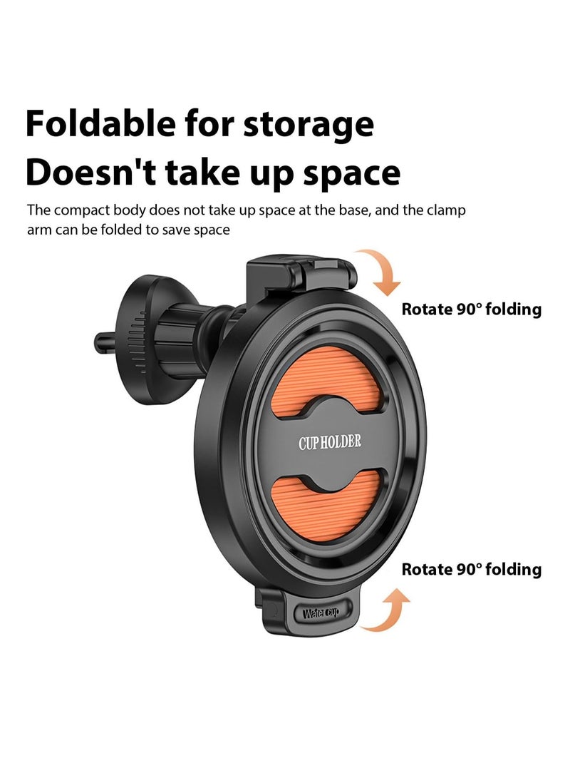 KASTWAVE Expandable Car Cup Holder, Cup Holder Extender Adapter, Space-Saving Cup Holder Expander, Secure Drink Holder, Car Cup Holder Tray, Automotive Cup Holders Anti-Slip Design, Adjustable Car Cup Holder - Image 3