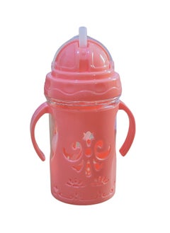 FALMER 300ml BPA-Free Children Water Bottle with Straw & Dual Handle Toddler Kid Baby Milk Drinking Feeder Travel Outdoor Leakproof Shatter Resistant  - Image 2