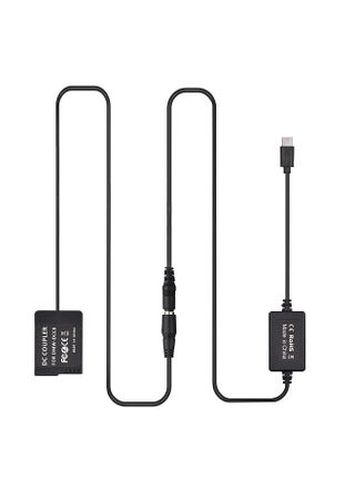 PD USB Type-C Cable to DMW-DCC8 Dummy Battery DC Coupler DMW-BLC12 Replacement for Panasonic LUMIX DMC-FZ2500 FZ1000 FZ300 FZ200 G85 GX8 G7 G6 G5 GH2 DC-G90 G95 G99 Cameras - pzsku/ZF23B09967A3127768152Z/45/_/1683684592/06a753b7-a1c9-4434-b201-1d3888c3d041