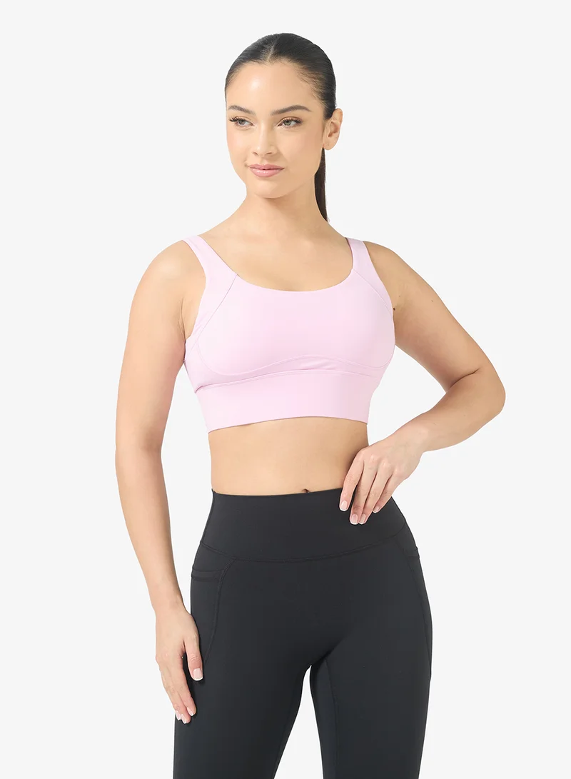Seamless High Coverage Sports Bra