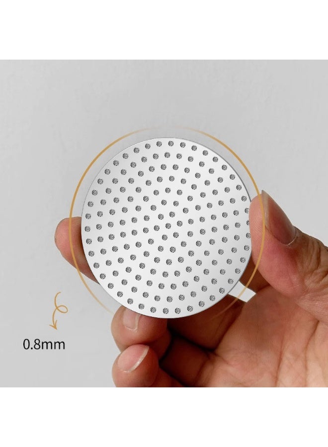 58.5mm Washable Mesh Coffee Filter Screen Stainless Steel Espresso Puck Screen Portafilter Accessory For Coffee Machine Reusable Small Filter - Image 4