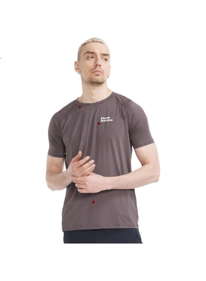 Alpint Mountain Elmont 3m Technology Quick-dry Men's Short Sleeve T-shirt Elastic Breathable Outdoor Quick-dry Clothing Women's Summer Sports - Image 3
