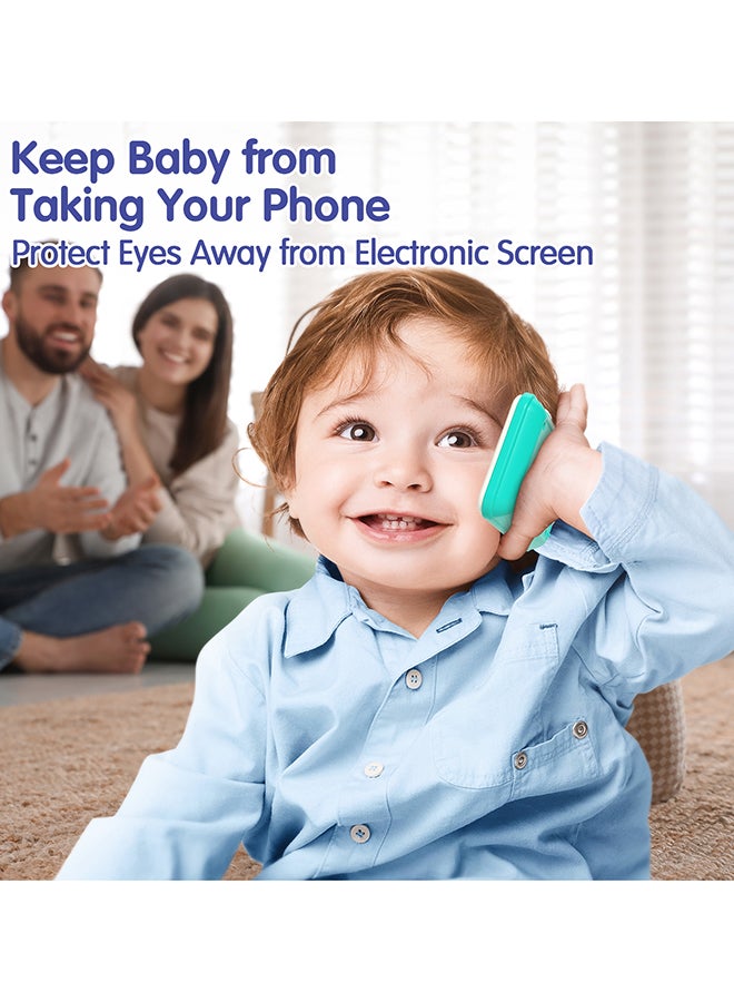 HOLA Baby Learning Phone | Interactive Toy Phone for Toddlers 6-36 Months | Light-Up Pretend Play Phone with Sound, Music, Numbers, Recording, Educational Toy for Baby Boys Girls** - Image 2