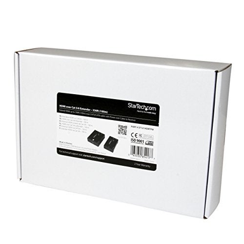 StarTech.com HDMI over CAT5 HDBaseT Extender - Power over Cable - Ultra HD 4K - 330 ft (100m) - Image 5