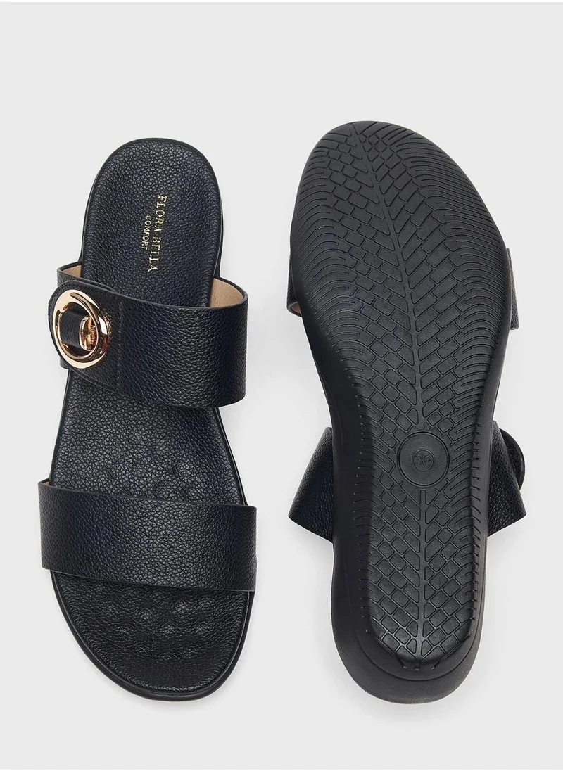 shoexpress Double Strap Wedge Sandals