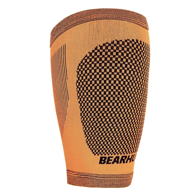 Bearhug Thigh Compression Sleeve Hamstring Support for Men Women Sciatica Pain Relief Products for Muscle Injury Strains Soreness Bamboo Leg Support with AntiSlip Silicone XL - Image 1
