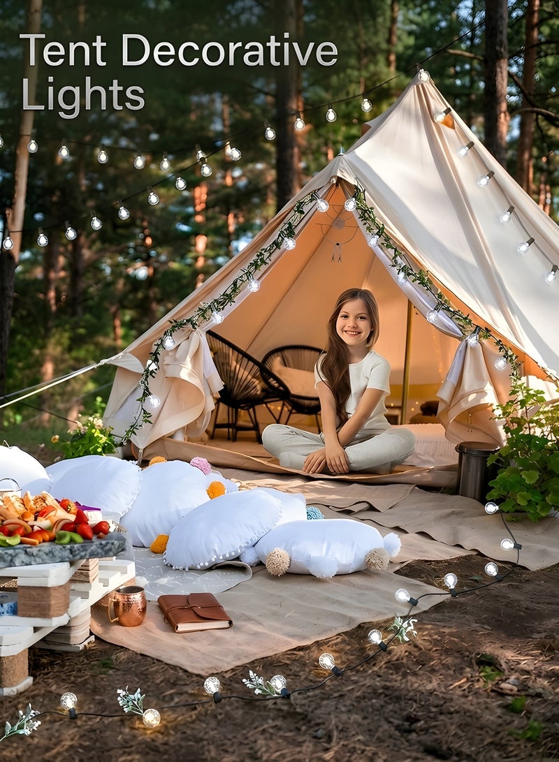 Beauenty Outdoor String Lights 50 Feet G40 Globe LED Patio Lights with 25 Bulbs,2700K Bright LED Patio String Lights, Waterproof Hanging Light Strings for Wedding Patio Indoor Outdoor Party Garden - Image 5