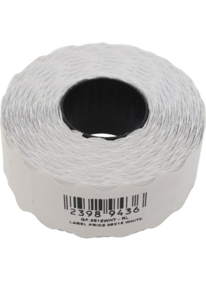 ROCO Price Label Single Line 1000/Roll White - Image 2