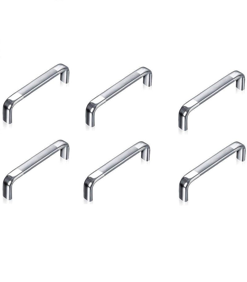 Caprice Oval D Stainless Steel Drawer Handle Pull Modern for Kitchen and All Types Wooden Furniture Door 4 INCH 6 PCS - Image 3