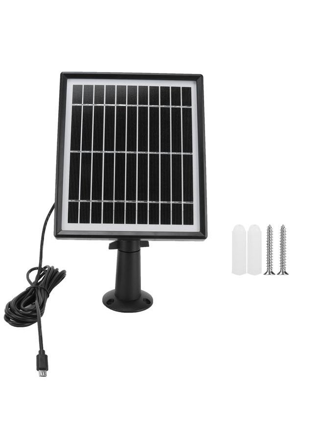 Thoraya 3.3W 5.5V Solar Panel Female Thread Bracket Solar Module for ZOSI C301 Camera Battery Yard Light  - Image 1