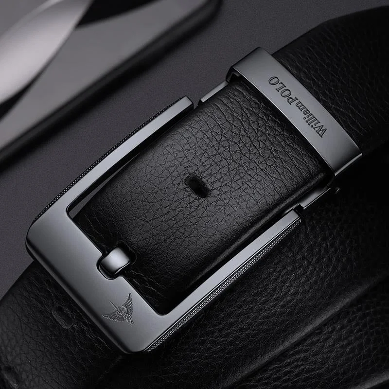William Polo Williampolo Italian Premium Genuine Leather Men's 120 cm Belt